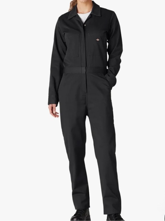 Dickies Pants - New Dickies Button Front Coveralls Women’s Black
